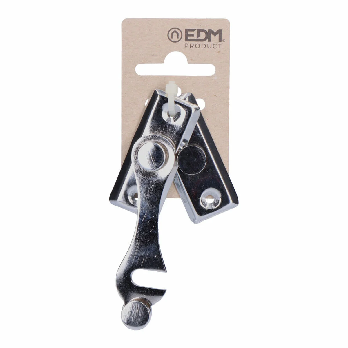 Dešininis chromuotas durų skląstis EDM 85070, 60 × 45 mm
